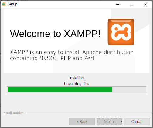 내PC에 워드프레스 설치 하기 7 XAMPP 설치화면 006